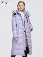 fakuntn long warm 2021 winter women parka female jacket colorful fabric fashion slim womens coat perfect brand quality hot