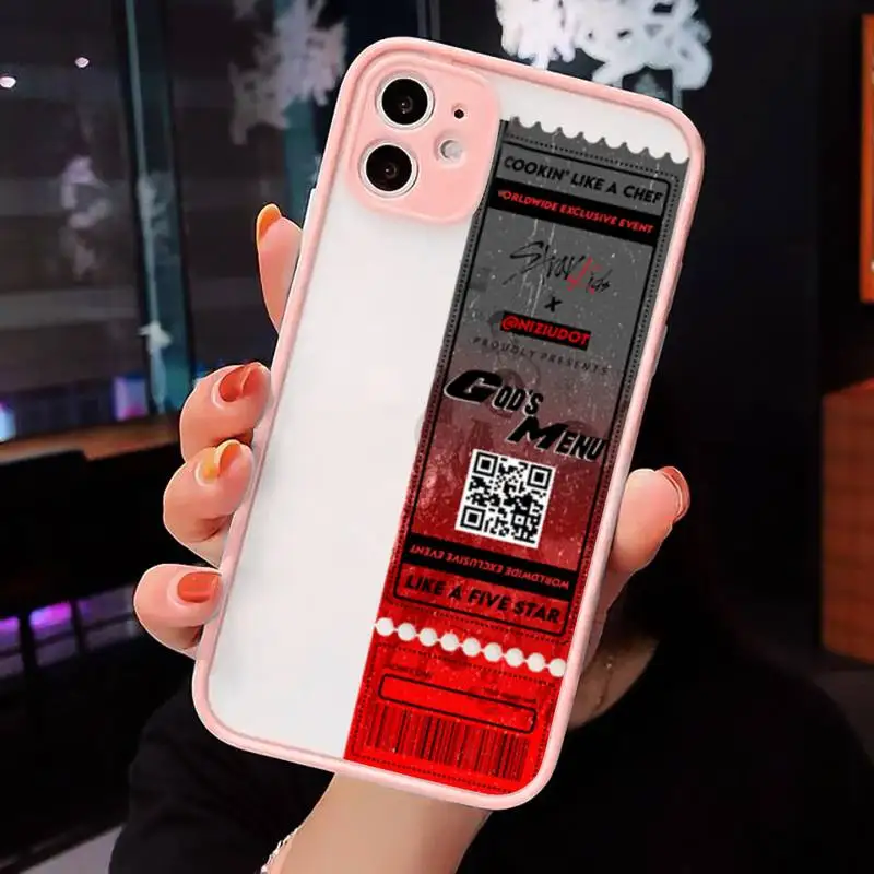 

Stray Kids Air tickets Design Phone Cases matte transparent For iphone 7 8 11 12 plus mini x xs xr pro max cover
