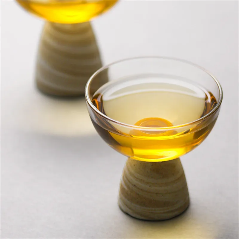 Японский Керамика Стекло мастер Чай чашки консервные банки вина Кружка Ручной