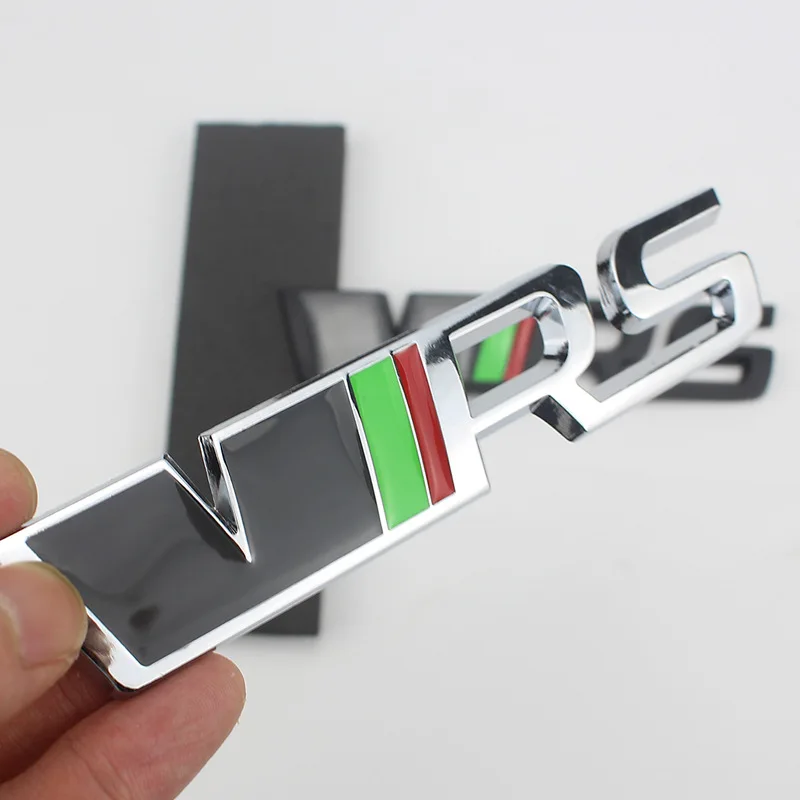 

3D Alloy Car Sticker Rear Trunk Emblem for Skoda VRS Logo Kodiaq Karoq 2 A7 Tour RS Superb Octavia Yeti Fabia Car Metal Stickers