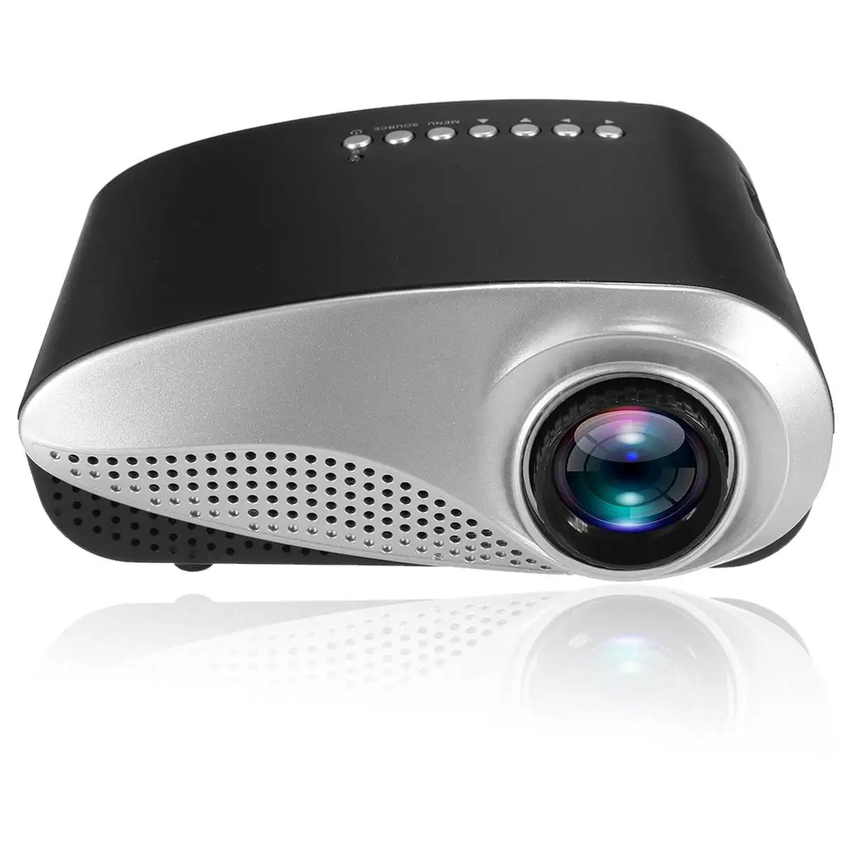 

Children Portable Home Theater Mini Projector HD USB Audio LED Multimedia Wired Projector Home Cinema Media Video Player