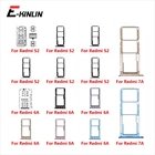 Лоток для Sim-карты, гнездо, слот-ридер, адаптер для XiaoMi Redmi S2 7A 6A, держатель карты Micro SD, коннектор, контейнер, запасные части