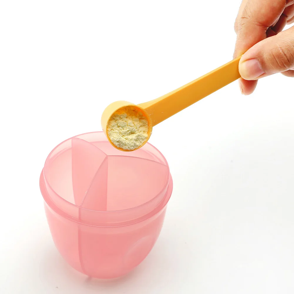 Дорожный милый дозатор для детского питания с 3 сетками вращающийся