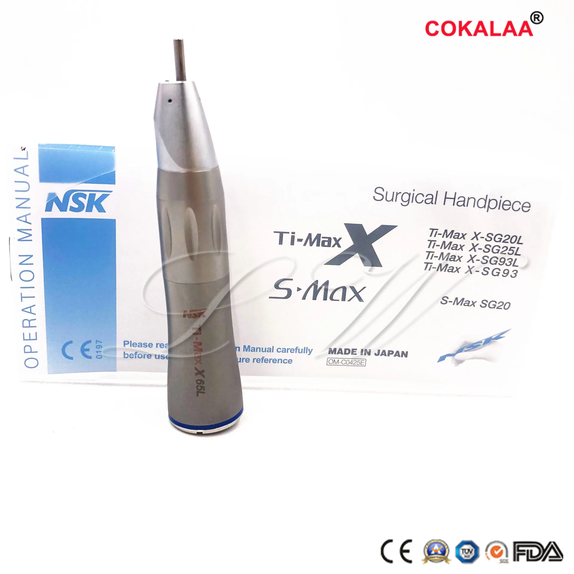 Ti Max стиль стоматологический волоконно оптический контр угол прямой