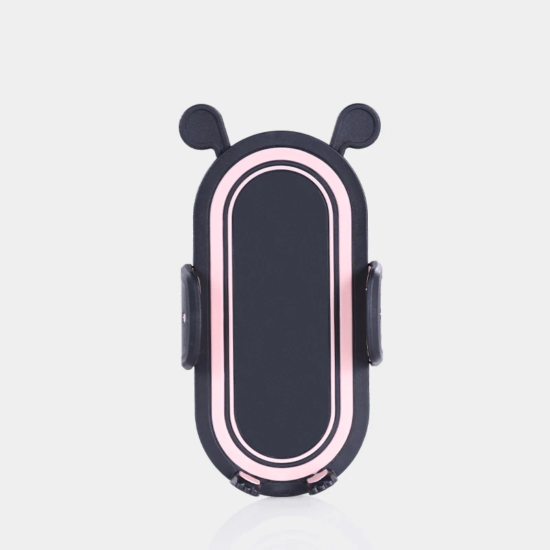 Black and Pink HX 360 градусов вращающийся аксессуары для детской коляски универсальный держатель Регулируемый кронштейн Подставка для телефона черный белый розовый - Цвет: Black and Pink