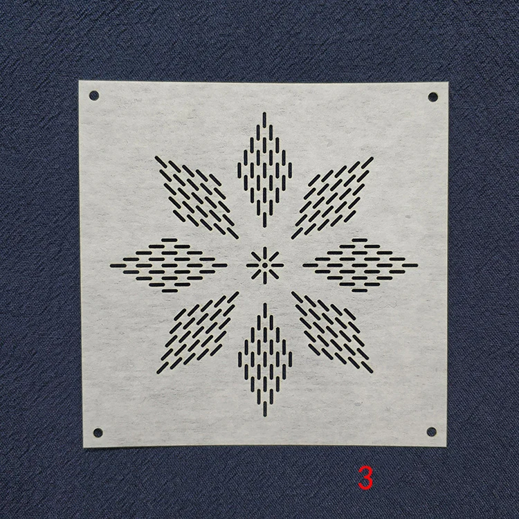 Трафарет Sashiko трафарет с вышивкой для квилтинга диаметром 4 дюйма 9 вариантов