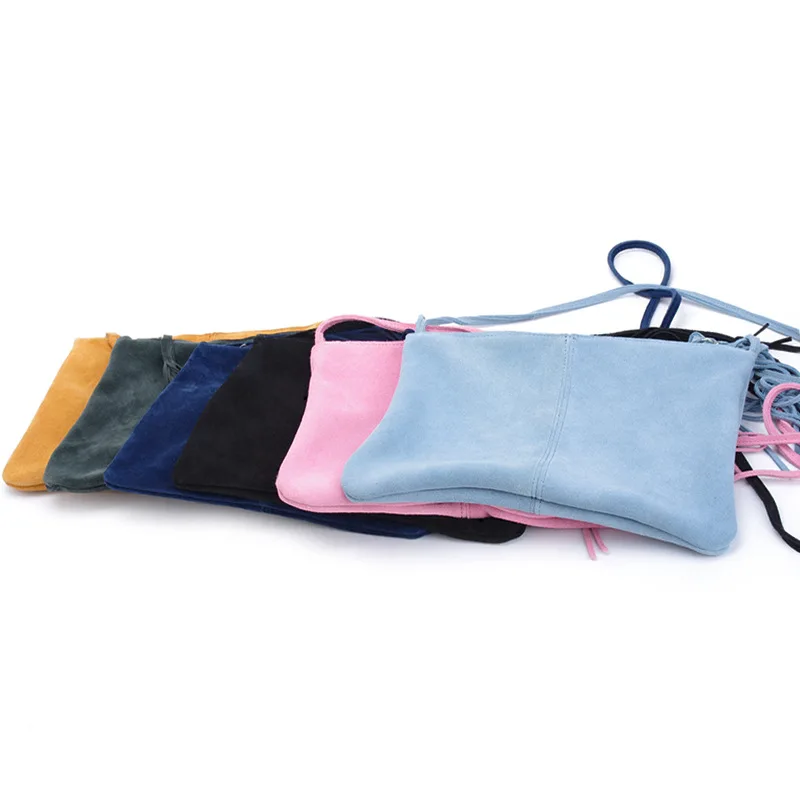 

New women's bag cowhide ladies shoulder diagonal bag European and American fashion frosted bag tassel bag