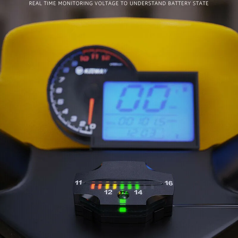 

1 Pcs Voltmeter Voltage Meter Battery Gauge Battery Digital LED Voltage