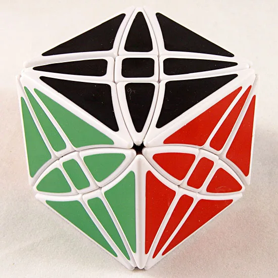 Волшебный куб Lanlan с цветком Рекс скоростной головоломка 8 осевой шестигранный