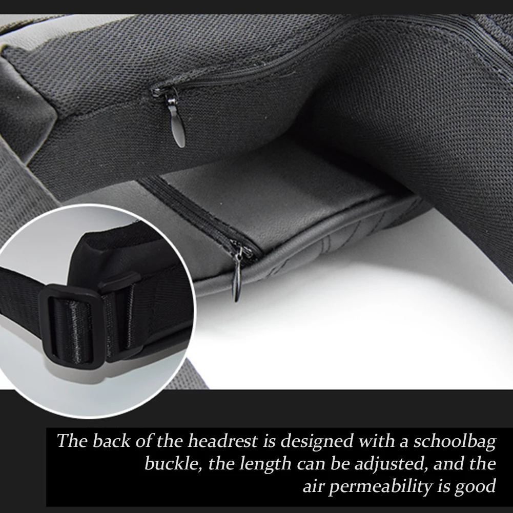 PU Кожаный автомобильный подголовник Память Пена Автомобиль Отдых Шея Подушка