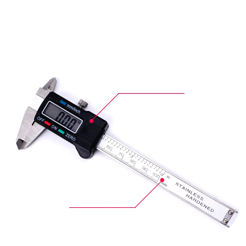 

Industrial level metal case Stainless Steel Digital Caliper 0-50mm 0-150mm 200mm 300mm Electronic slide caliper micrometer gauge