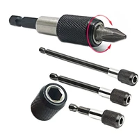14 hex shank quick release electric drill no magnetic screwdriver bit holder 60mm 100mm 150mm quick shank power tools