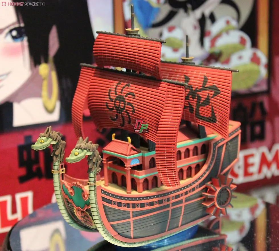 

Original Bandai One piece Great Ship 06 Empress Hancock Nine Snakes Assembly Action Figureals Brinquedos Model Dolls