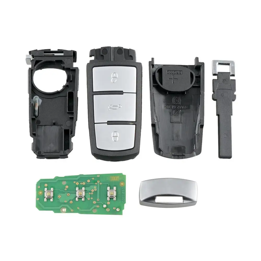 3 кнопки умный дистанционный ключ брелок от машины замена для Volkswagen 3C0 959 752 BA 434Mhz
