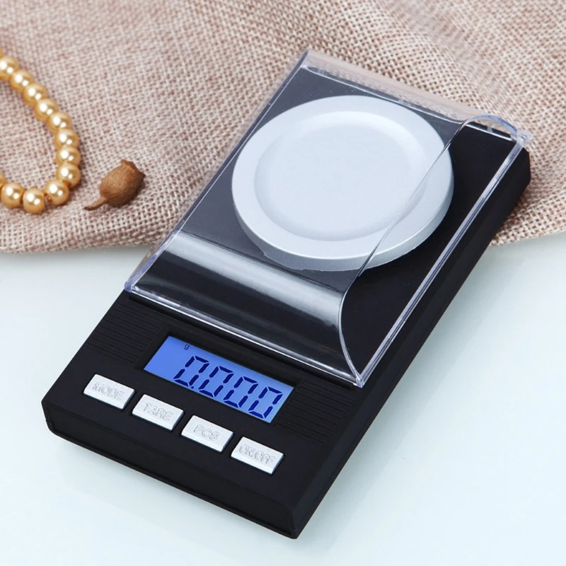 

Digital Milligram Scale 20g/ 0.001g Portable Jewelry Scale LCD Backlit Tare