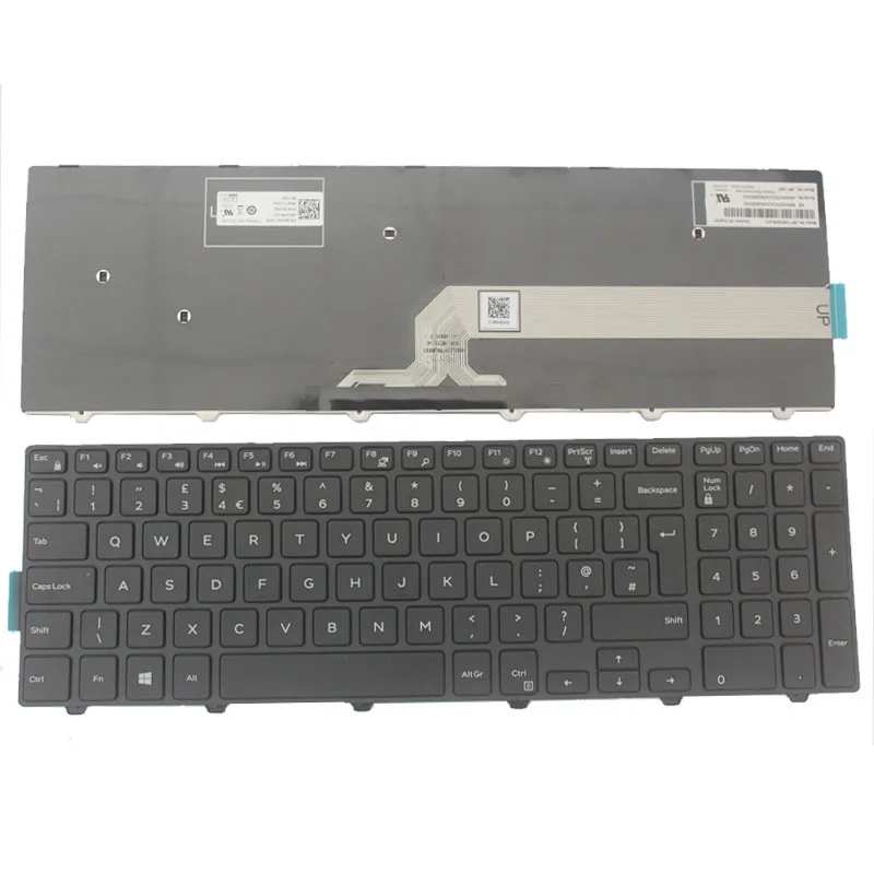 

UK Keyboard FOR DELL Inspiron 15-3000 5000 3541 3542 3543 5542 3550 5545 5547 15-5547 15-5000 15-5545 17-5000 UK laptop keyboard