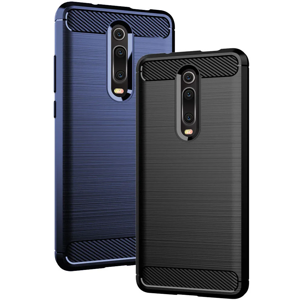 Shock Absorption Cover Soft TPU Anti Scratch Carbon Fiber Back Original Case for Xiaomi Mi 9T / 9TPro Mi9T Pro 6.39&quot Cases | Мобильные