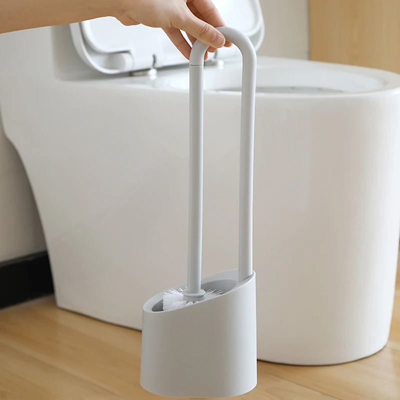 Magnetic Toilet Brush with Long Handle Plastic Cleaning Brush&ampholder Bathroom Gadgets Tool Household Accessories | Дом и сад