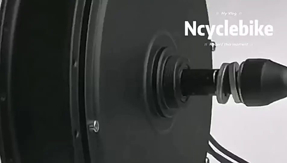

CE certified 60v 5000w 5 kw peak power bldc rear hub motor with double sensors