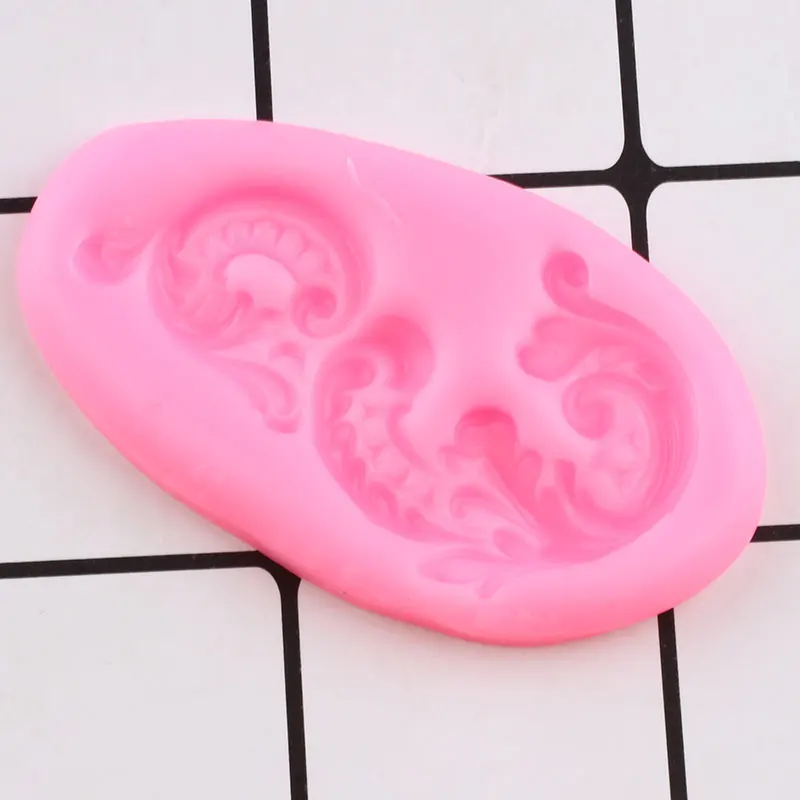 Барокко рельеф границы силиконовые формы DIY кружева рамка инструменты для