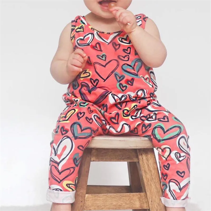 Одежда для детей ясельного возраста Комбинезон маленьких девочек комбинезон в