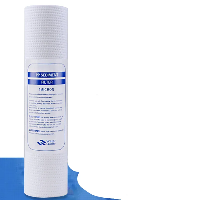 

10 inch 1 micron, PP cotton filter,Water Purifier Water Filter Cartridge, Reverse Osmosis Aquarium Front Filter Cartridge 1pcs