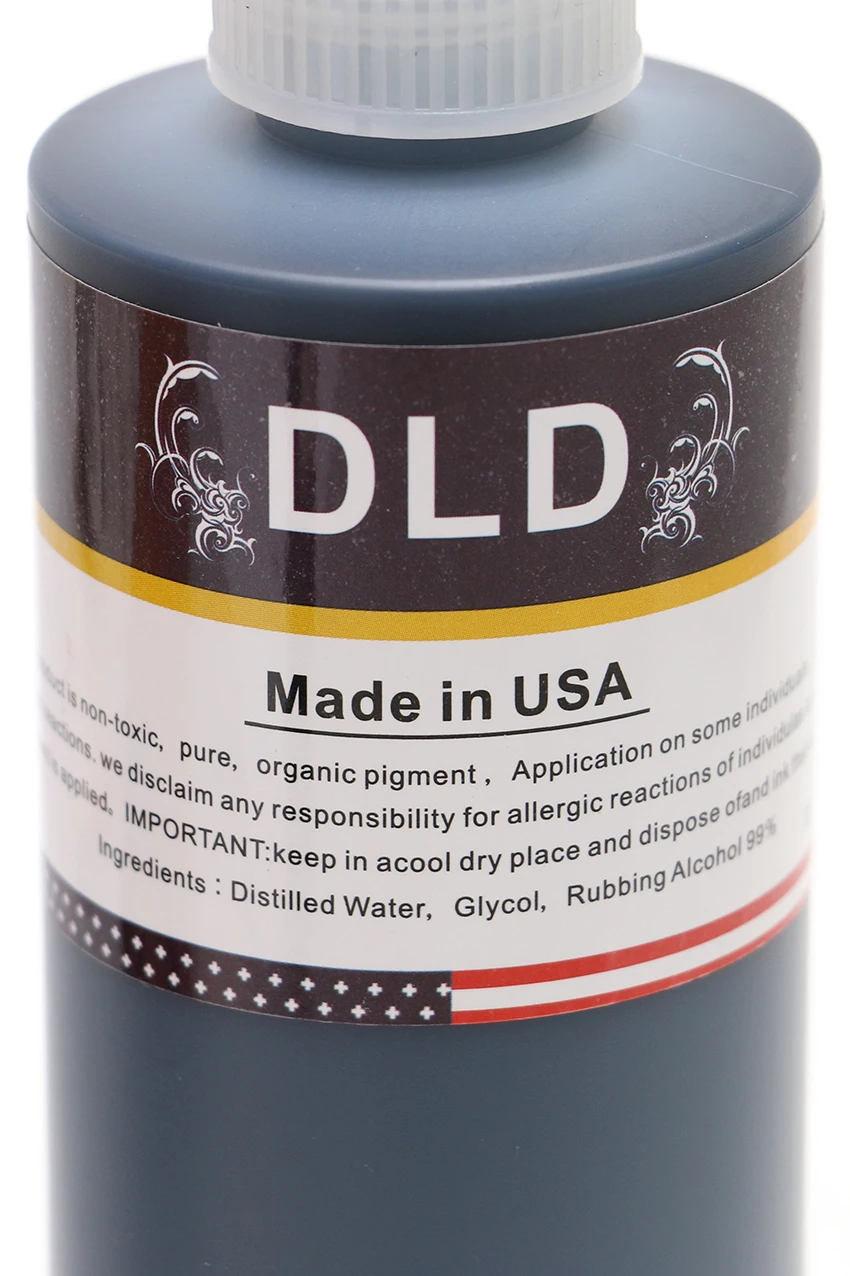 

1 Bottle 8oz Tattoo Ink Pigment Set Kits Body Arts 250ml black Professinal Beauty Permanent Makesup Paints Accesories