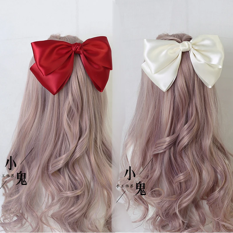 Японская лента KC негабаритная Заколка-бабочка волосы вспомогательные зажимы