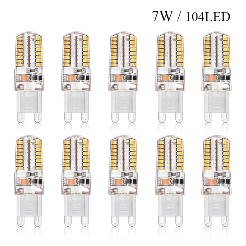 Dozzlor G9 светодиодный светильник для замены галогенной лампы 9 Вт 64 12 104 AC 220 В