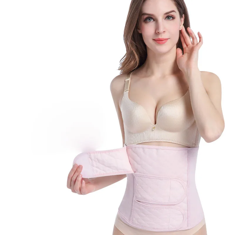 

Slim Waist Trainer 2 in 1 Abdomen Pelvis Belt Women Pregnancy Corset Postpartum Recovery Bandage Body Shaper Back Support