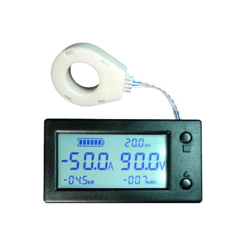 Amperímetro e Capacidade da Bateria 400a com Sensor de Hall Voltímetro Digital 200a dc 300v 100a
