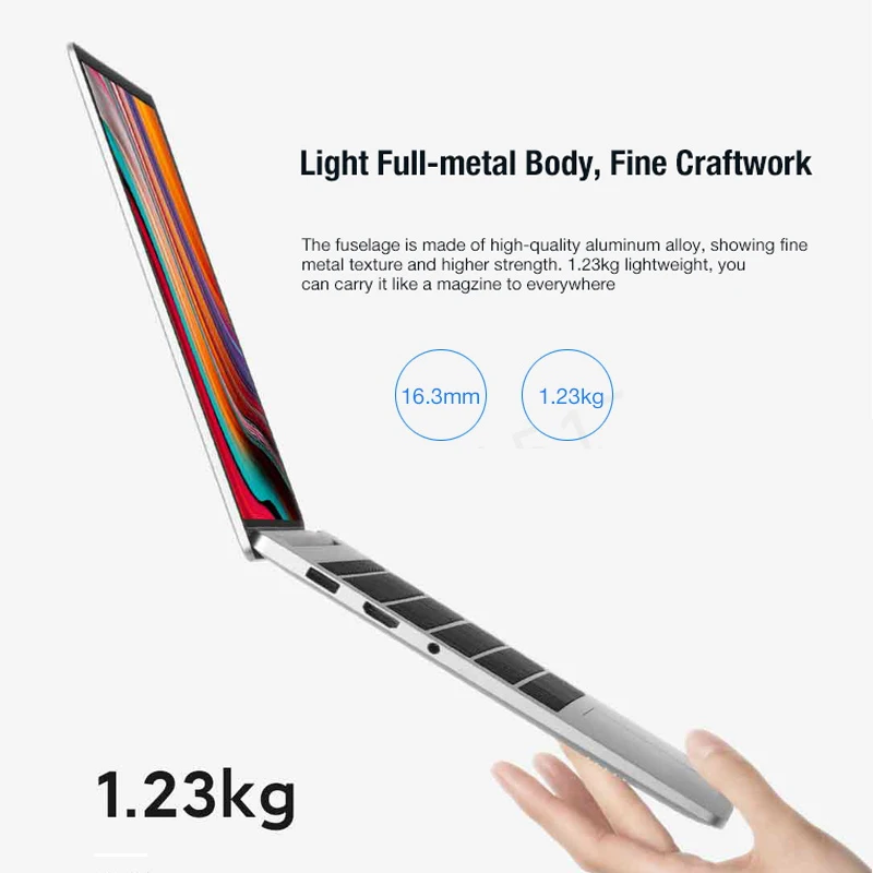 Ноутбук Xiaomi RedmiBook 13 ультратонкий ноутбук с процессором Intel Core i7-10510U/i5-10210U GeForce MX250 8