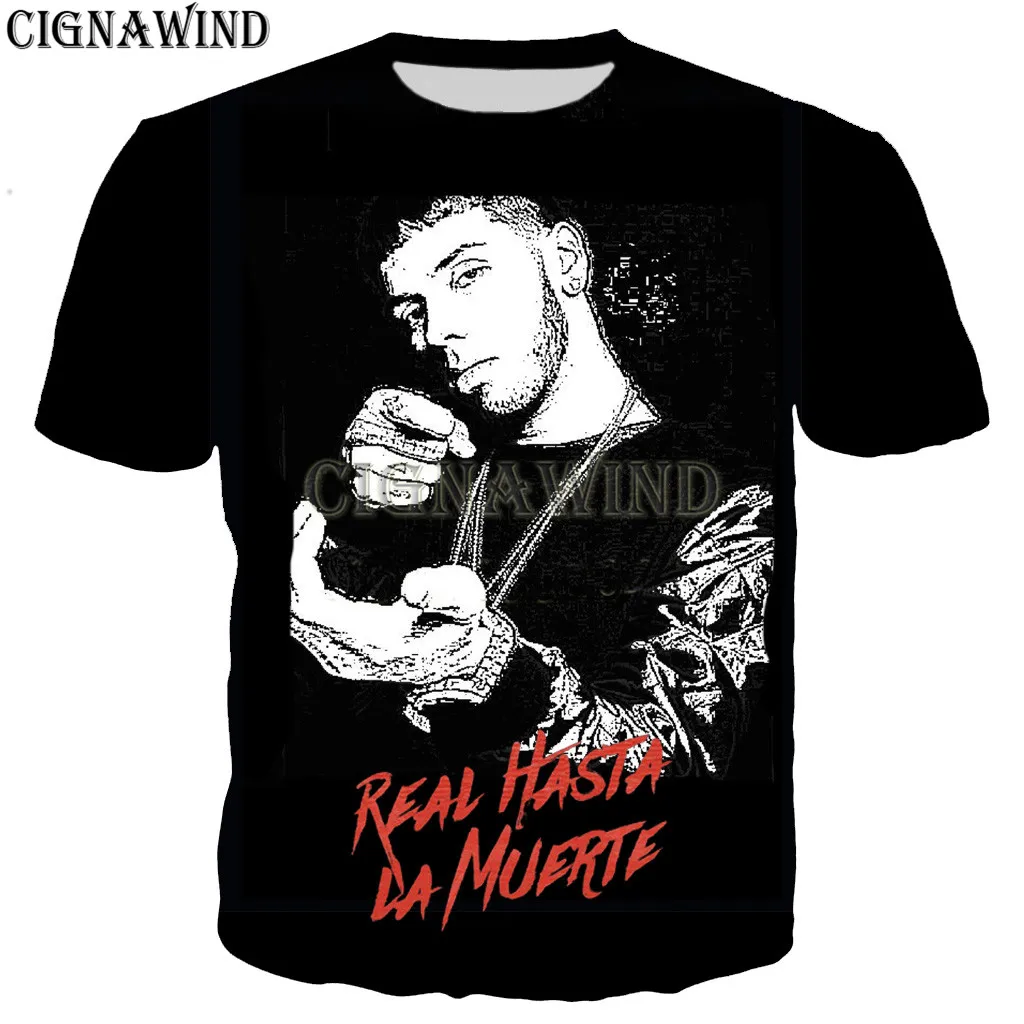 14 Модная классная черная свободная футболка ANUEL AA для мужчин/женщин футболки с 3D-принтом короткий рукав Харадзюку стиль футболка уличная топы - Цвет: 14