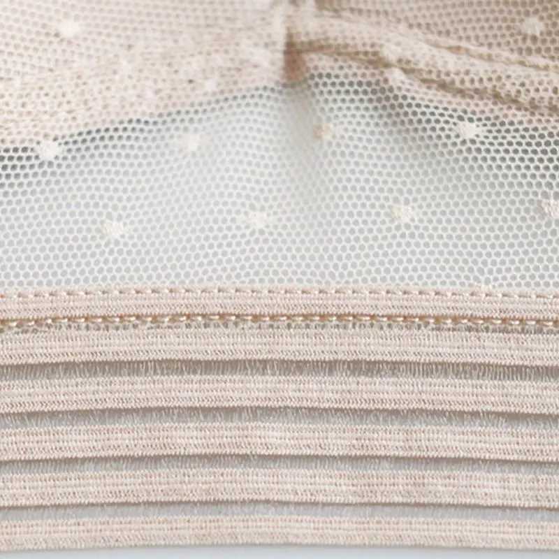 Женский бюстгальтер с глубоким U-образным вырезом кружевной без косточек тонкой