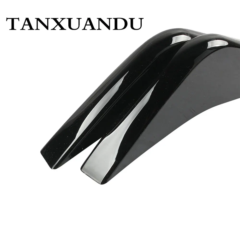 

4Pcs/Set Painted ABS Rear Bumper Lower Air Diffuser Fin Splitter Body Spoiler Knife Kit Fit For CHEVROLET Corvette C7 2014-2019