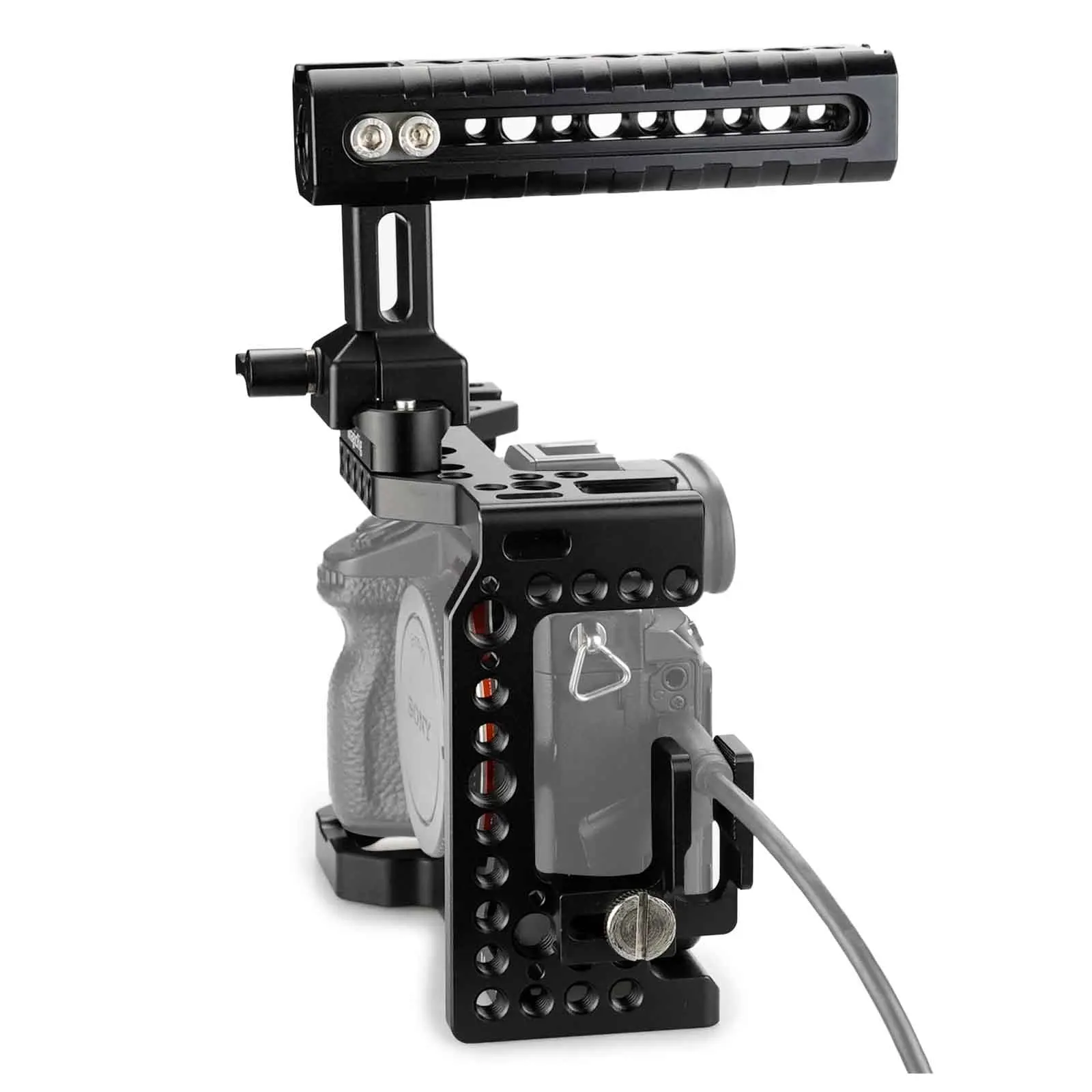 Клетка для камеры MAGICRIG с ручкой NATO + зажим кабеля совместимый HDMI Sony A7RIII /A7III /A7RII /A7II