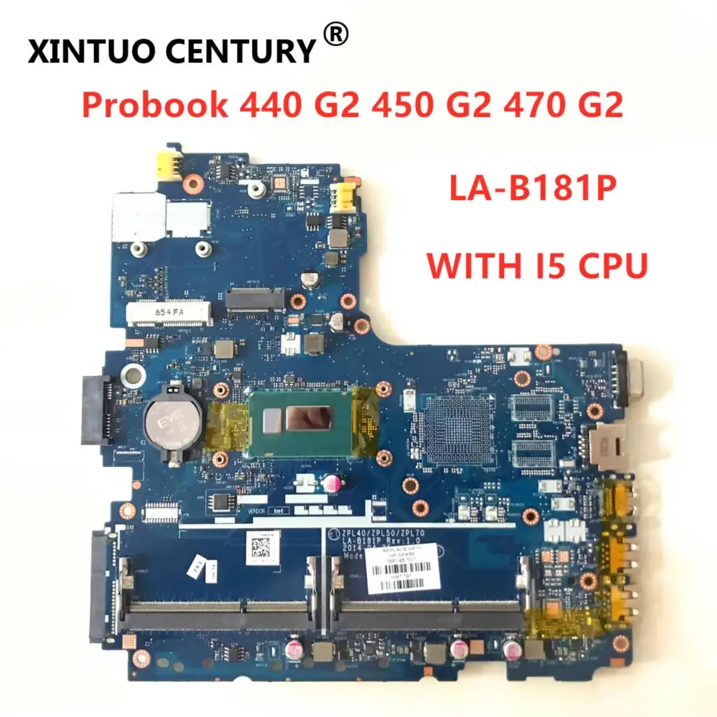 

768146-601 768146-501 For HP Probook 450 G2 Laptop Motherboard ZPL40/ZPL50/ZPL70 LA-B181P With I5-4210U CPU 100% full Tested