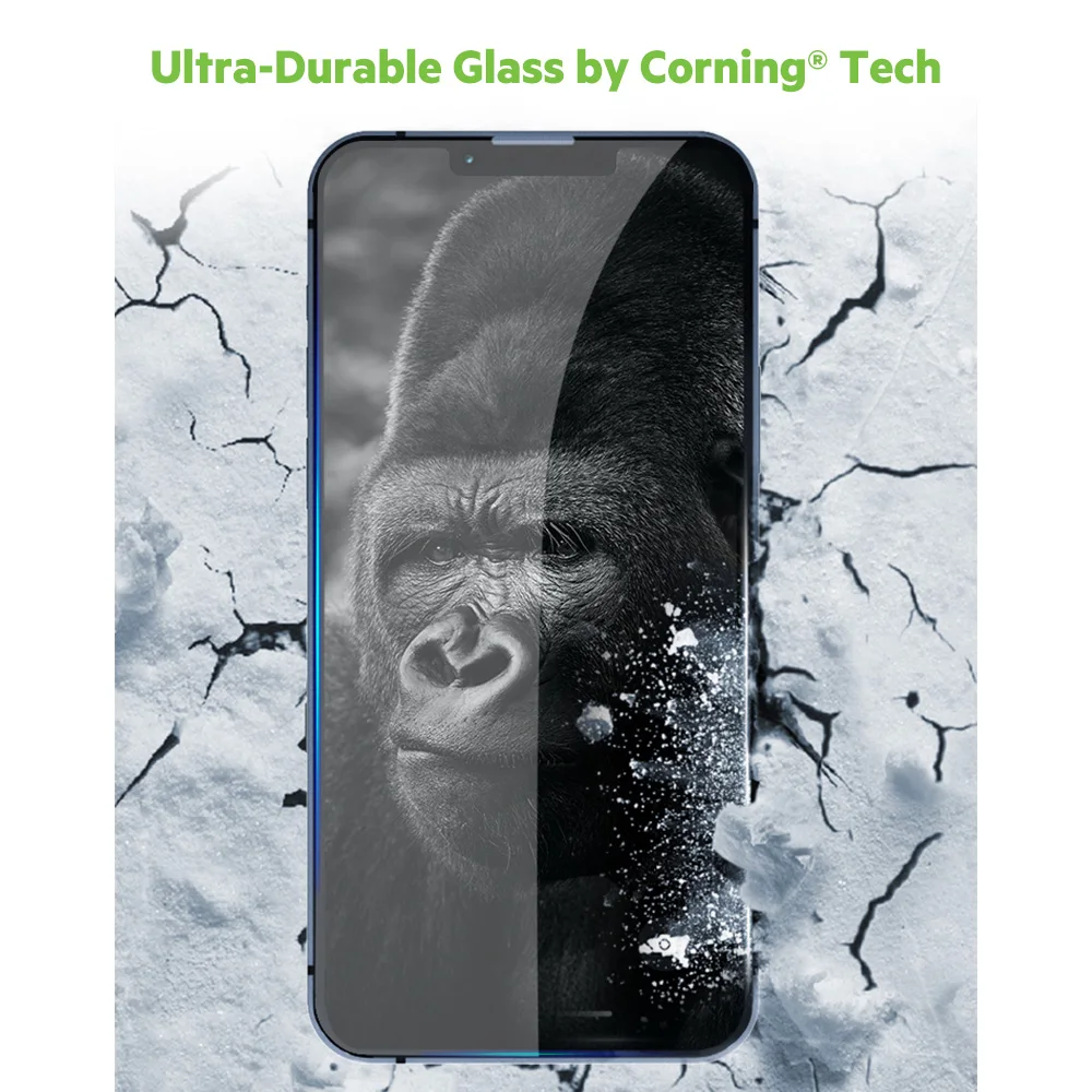 jcpal preserver gorilla tempered glass screen protector by corning technology for iphone 13 pro max mini free global shipping