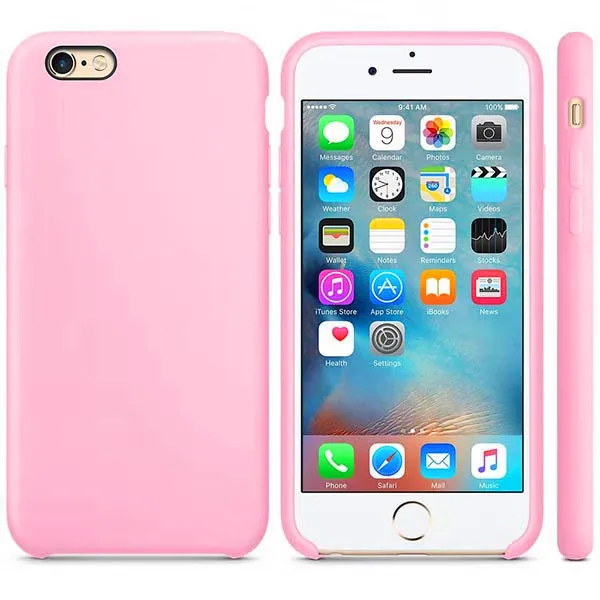 Лаванда Силиконовый чехол для телефона для Iphone 7, 8 Plus, чехол для Iphone 6, 6S Plus, X, XS, MAX, XR, 7, 8, без логотипа, Роскошный чехол s+ сумка - Цвет: Лаванда