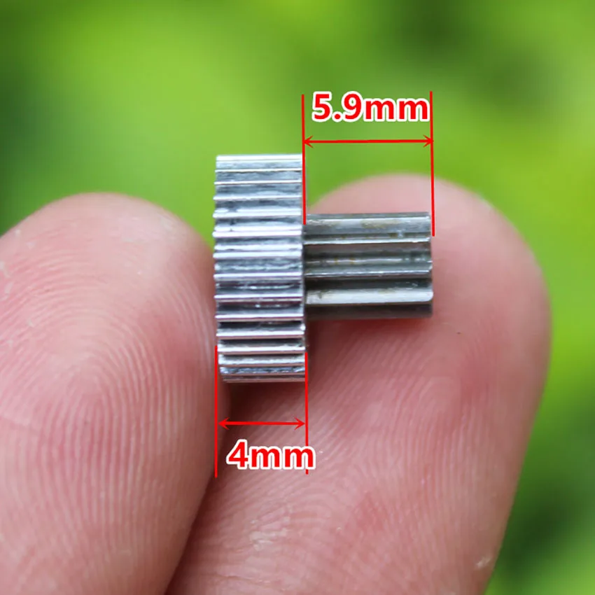 10/34 Teeth 0.3/0.4 Module Double Gear Metal Speed Reduction Precision Iron Gearbox Power Parts For DIY Motor | Обустройство дома