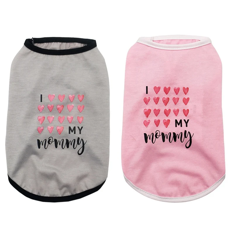 Рубашки для домашних животных с принтом рубашка щенка летняя крутая жилетка
