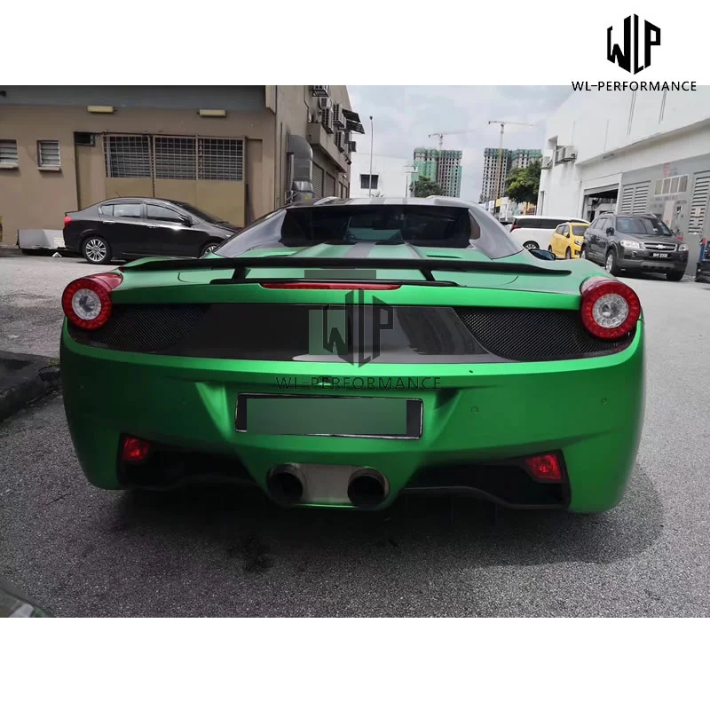 458 комплект кузова автомобиля Frp Неокрашенный передний разветвитель губ задний