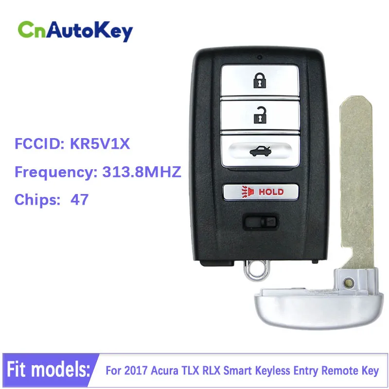 

CN003124 Original For Acura Honda 4 Button Smart Keyless Key Remote Control Fob 313.8Mhz 47 Chip FCCID KR5V1X 72147-TX6-A22