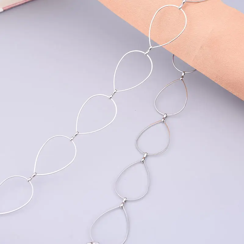 32 мм открытая цепочка большая латунная овальное ожерелье сделай сам компоненты