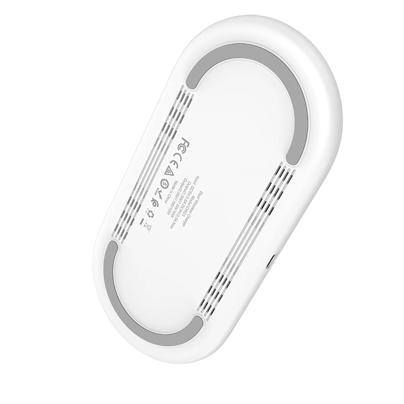 Фото HOCO Fast Dual 2in1 Wireless Charger Pad 10W for iPhone X XR XS 11 Pro Max Samsung S10 Huawei Xiaomi QI Induction Charging Мобильные HOCO Fast Dual 2in1 Wireless Charger Pad 10W for iPhone X XR XS 11 Pro Max Samsung S10 Huawei Xiaomi QI Induction Charging Мобильные