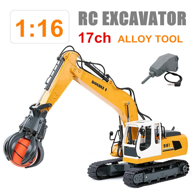 

1:16 RC Excavator 2.4GHz Radio RC Crawler Car DIY Alloy Tool Electric Excavator Remote Control Cars For Children Adults