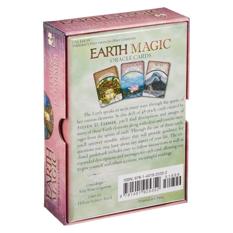 Oracle Cards Earth Magic: read Fate Tarot карточная игра для личного использования настольная игра 48-Card