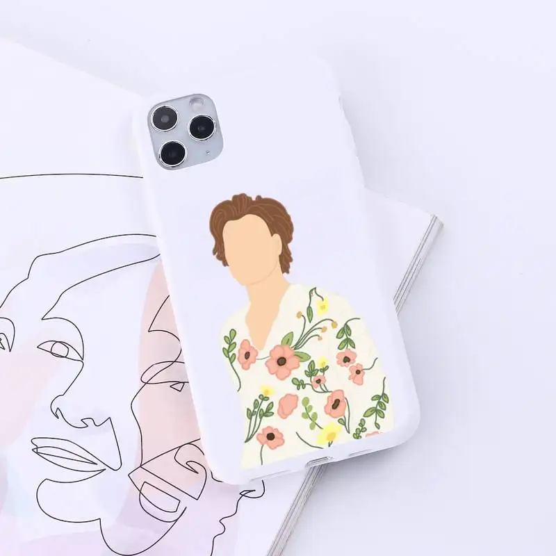 

Harry Styles Fine eat watermelon Phone Case Candy Color for iPhone 6 7 8 11 12 s mini pro X XS XR MAX Plus