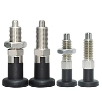 indexing plungers index blot lock pin return type and rest position stainless steel 303carbon steel coarse thread screw