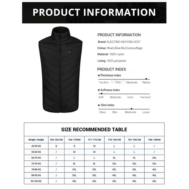 Мотоциклетная куртка мотоциклетная САМОНАГРЕВАЮЩАЯСЯ жилетка с питанием от USB